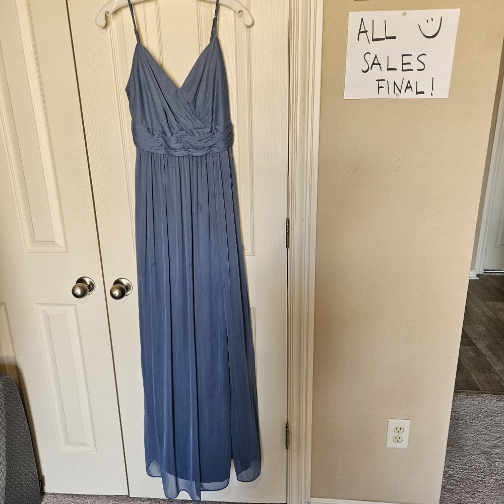 Elegant Blue Maxi Dress Celebrate By DB Studio